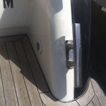 Princess V58 Festmacher Reparatur