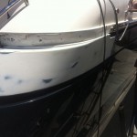 Princess V58 GFK Reparatur: Lackierung