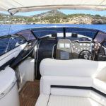 Sunseeker Superhawk 48 Black Fox Cockpit