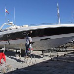 Sunseeker Thunderhawk 43 Refit: Paint