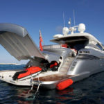 Pershing 90 Jetski Garage